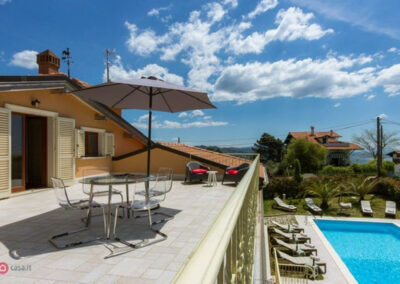 Villa with sea view in Versilia