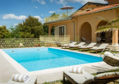 Villa with sea view in Versilia