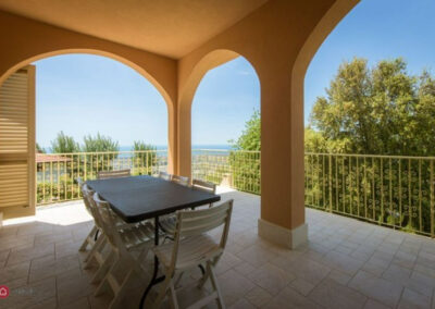 Villa with sea view in Versilia