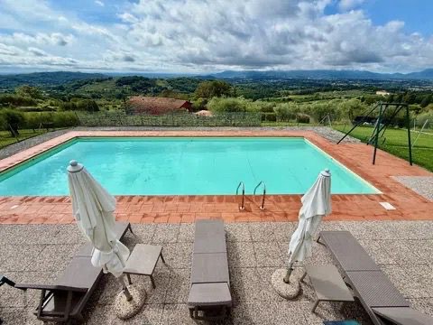 Stone rustic house with view